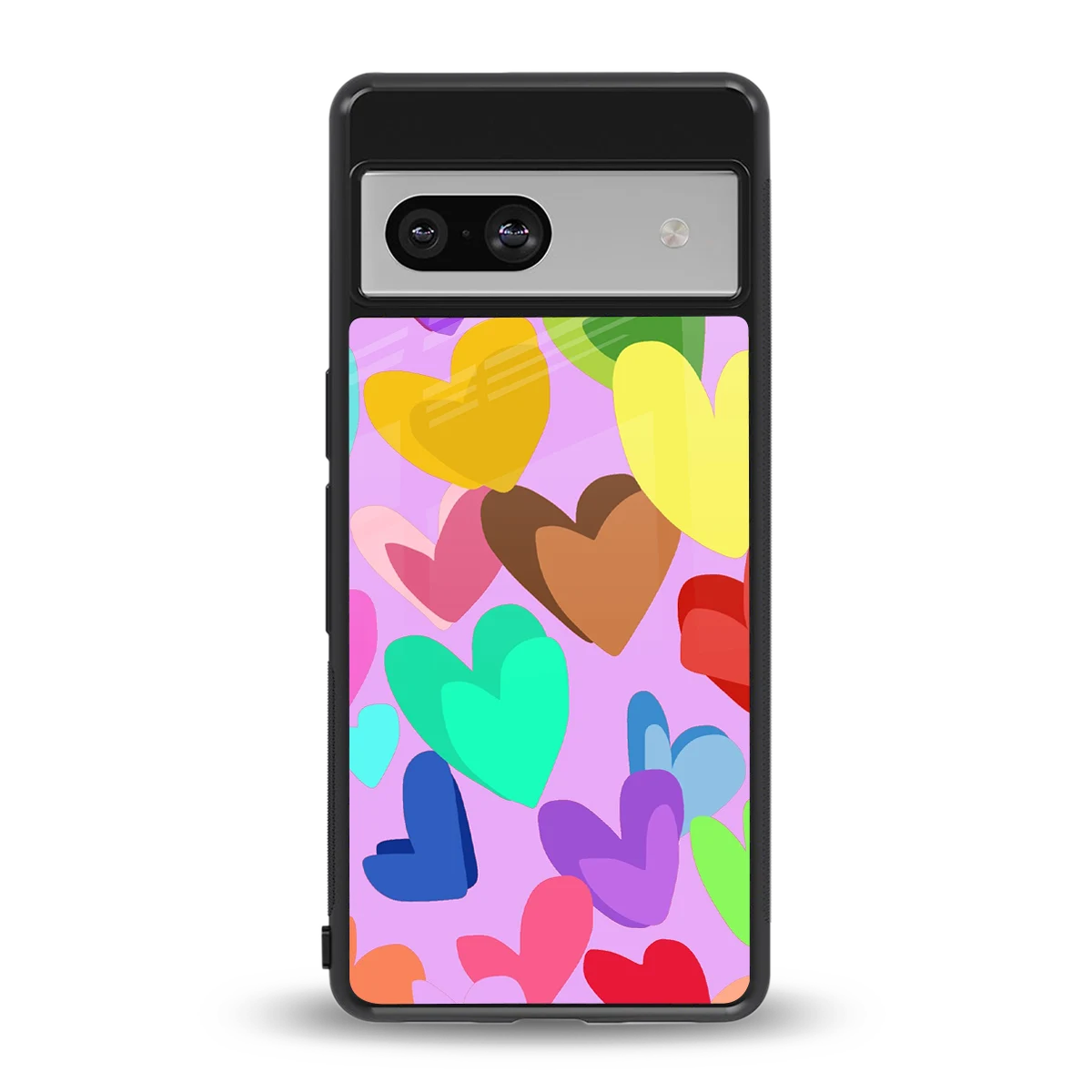 Love Spectrum back phone cover | glass case for google pixel 7