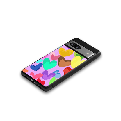 Love Spectrum google pixel 7 mobile cover | shockproof glass phone case