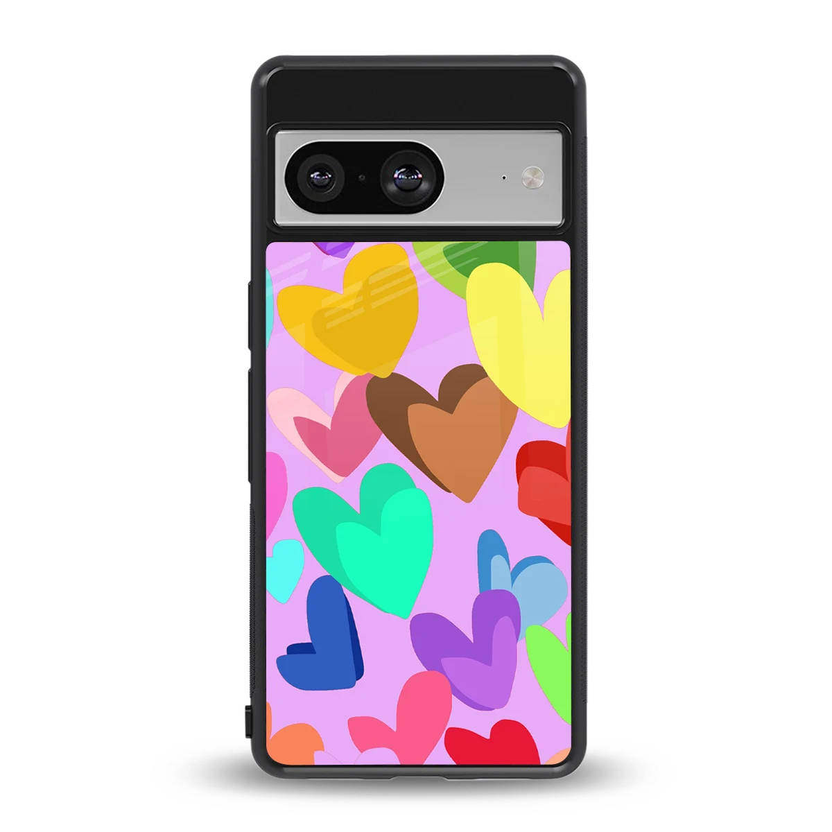 Love Spectrum back phone cover | glass case for google pixel 8