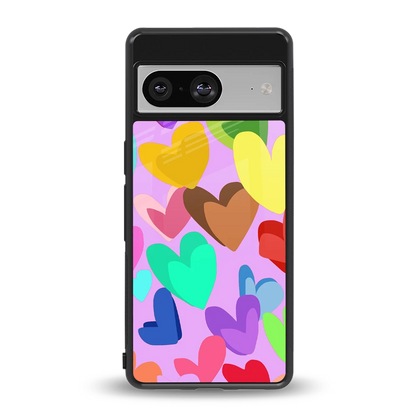 Love Spectrum back phone cover | glass case for google pixel 8