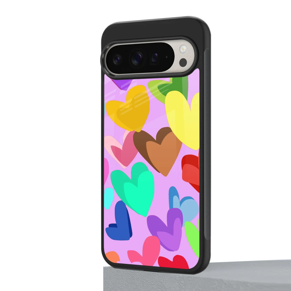 Love Spectrum google pixel 9 pro xl mobile cover | shockproof glass phone case