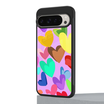 Love Spectrum google pixel 9 pro xl mobile cover | shockproof glass phone case