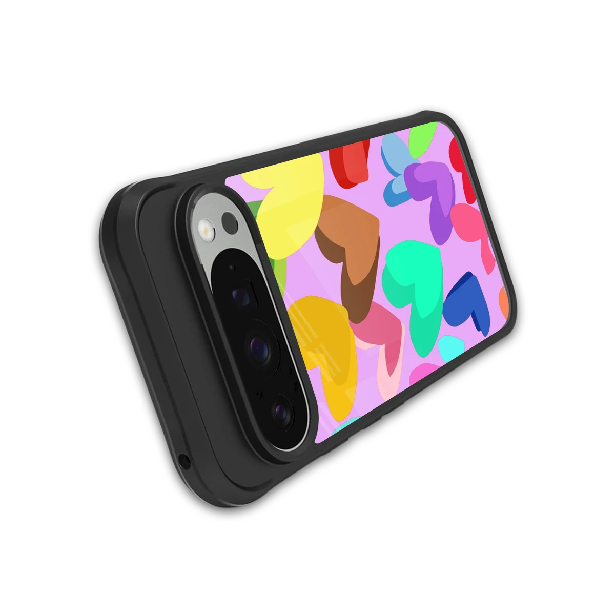 Love Spectrum stylish phone case for google pixel 9 pro | glossy glass and slim fit