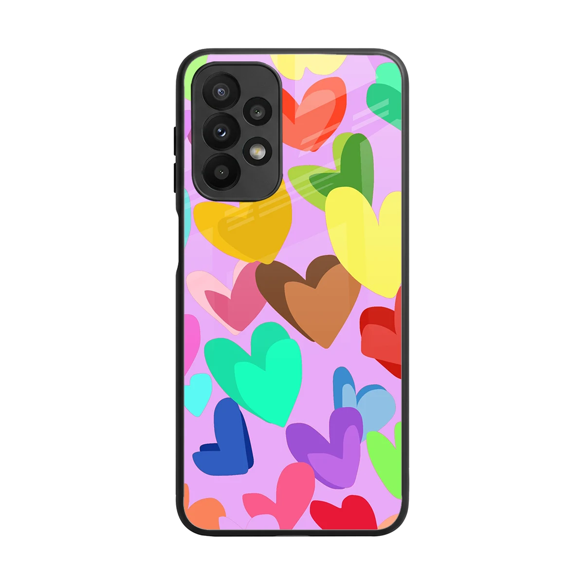 Love Spectrum back phone cover | glass case for samsung galaxy a23