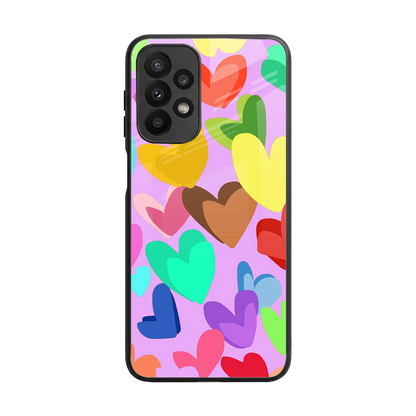 Love Spectrum back phone cover | glass case for samsung galaxy a23