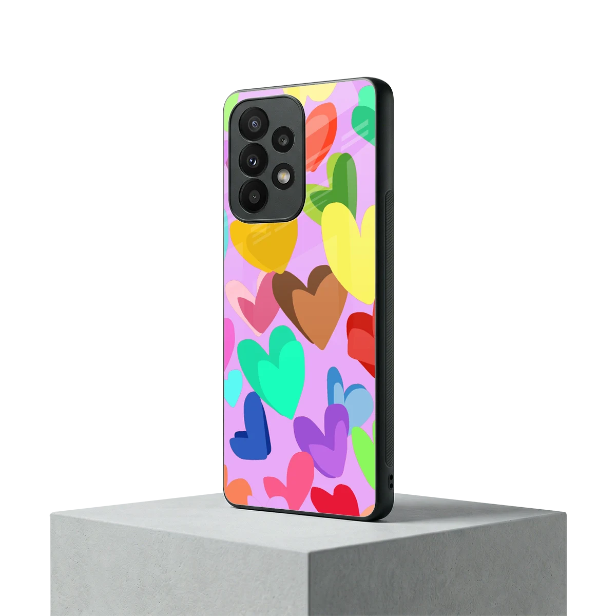 Love Spectrum samsung galaxy a23 mobile cover | shockproof glass phone case