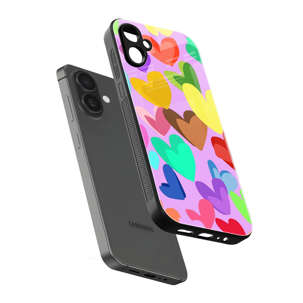 Love Spectrum sleek samsung galaxy a06 5g cover with tempered glass back and TPU edges