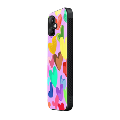 Love Spectrum samsung galaxy a06 5g mobile cover | shockproof glass phone case