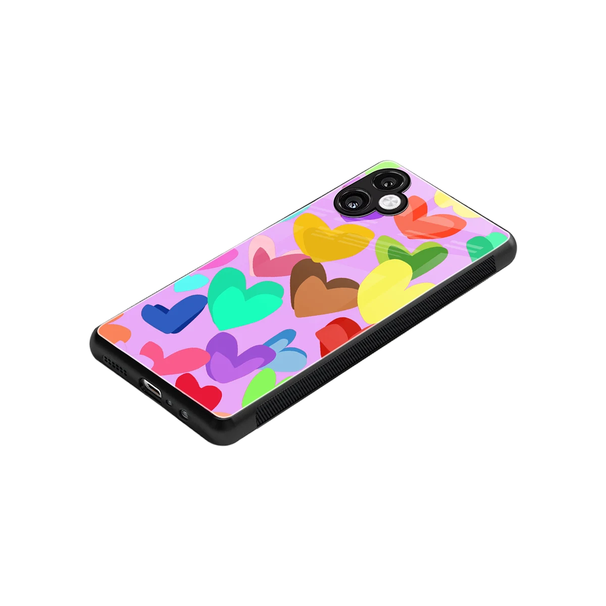 Love Spectrum stylish phone case for samsung galaxy a06 5g | glossy glass and slim fit