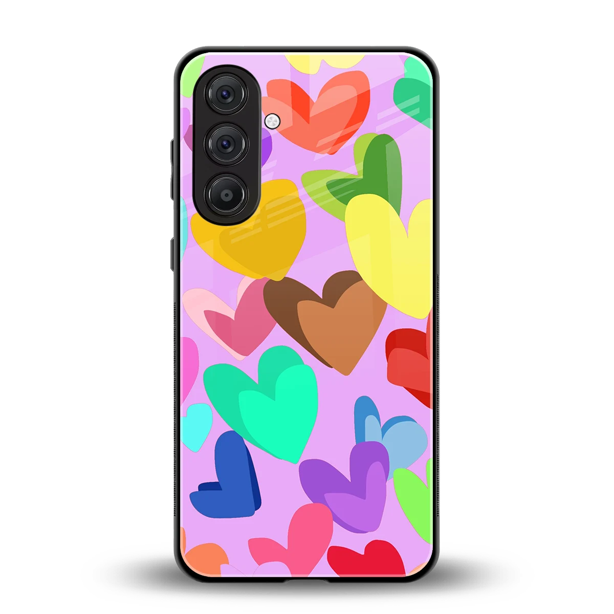 Love Spectrum back phone cover | glass case for samsung galaxy a55 5g