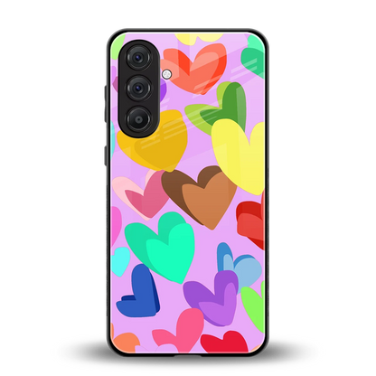 Love Spectrum back phone cover | glass case for samsung galaxy a16 5g