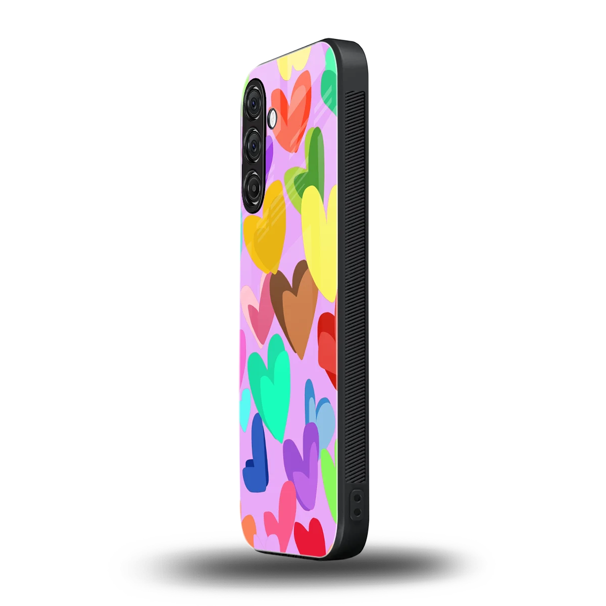 Love Spectrum samsung galaxy a55 5g mobile cover | shockproof glass phone case