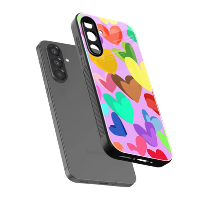 Love Spectrum sleek samsung galaxy a37 5g cover with tempered glass back and TPU edges
