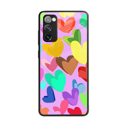 Love Spectrum back phone cover | glass case for samsung galaxy s20 fe