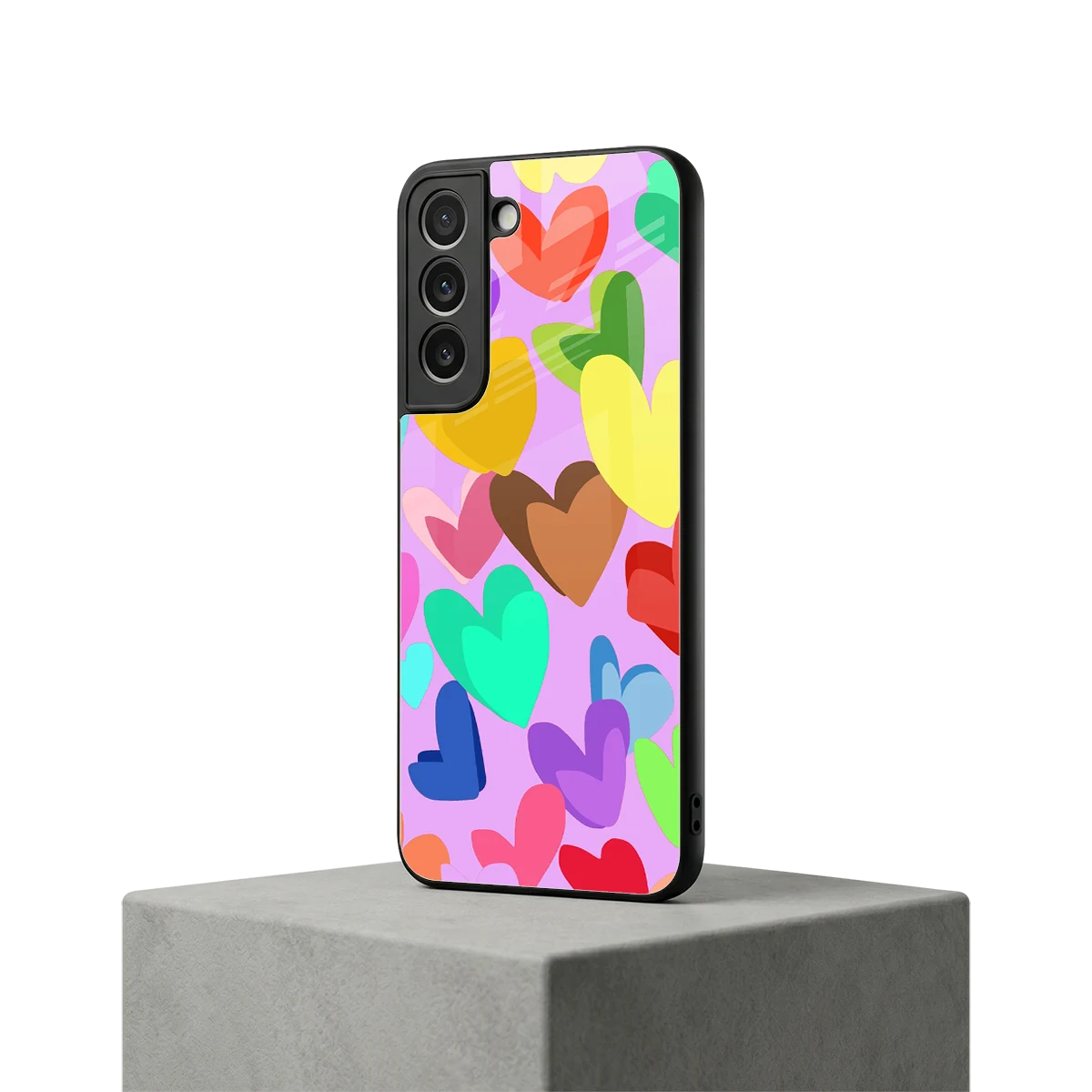 Love Spectrum samsung galaxy s22 mobile cover | shockproof glass phone case