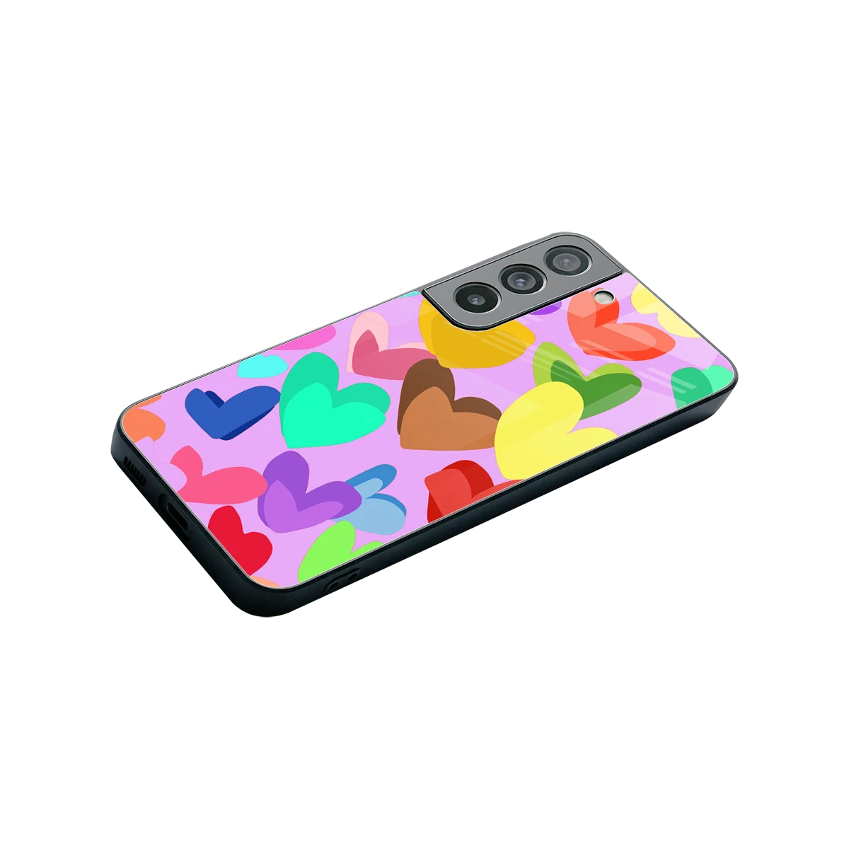 Love Spectrum stylish phone case for samsung galaxy s22 | glossy glass and slim fit