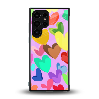 Love Spectrum back phone cover | glass case for samsung galaxy s24 ultra