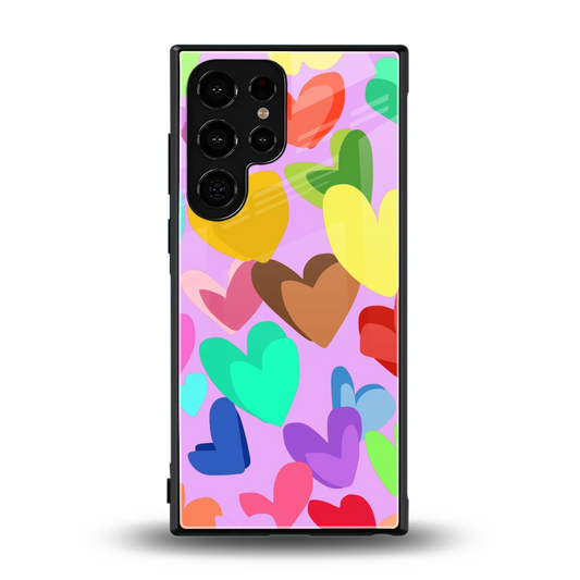 Love Spectrum back phone cover | glass case for samsung galaxy s24 ultra