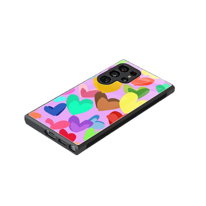 Love Spectrum stylish phone case for samsung galaxy s23 ultra | glossy glass and slim fit