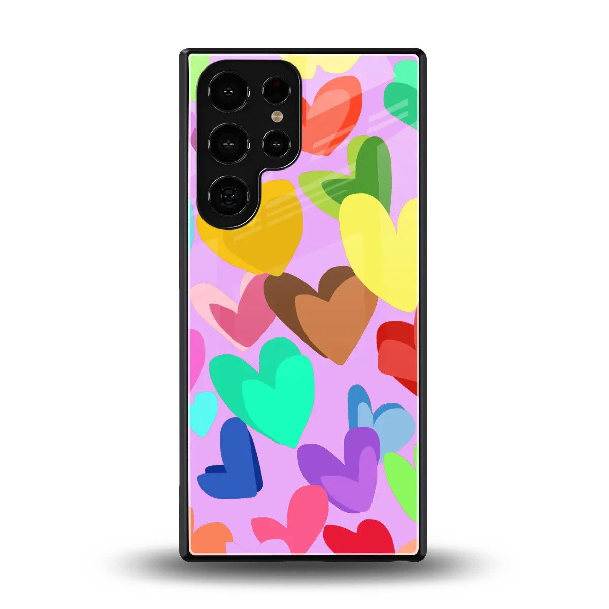 Love Spectrum back phone cover | glass case for samsung galaxy s25 ultra
