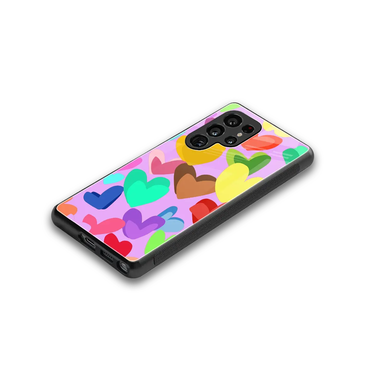 Love Spectrum stylish phone case for samsung galaxy s26 ultra | glossy glass and slim fit