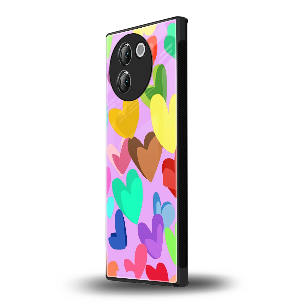 Love Spectrum vivo v30e mobile cover | shockproof glass phone case