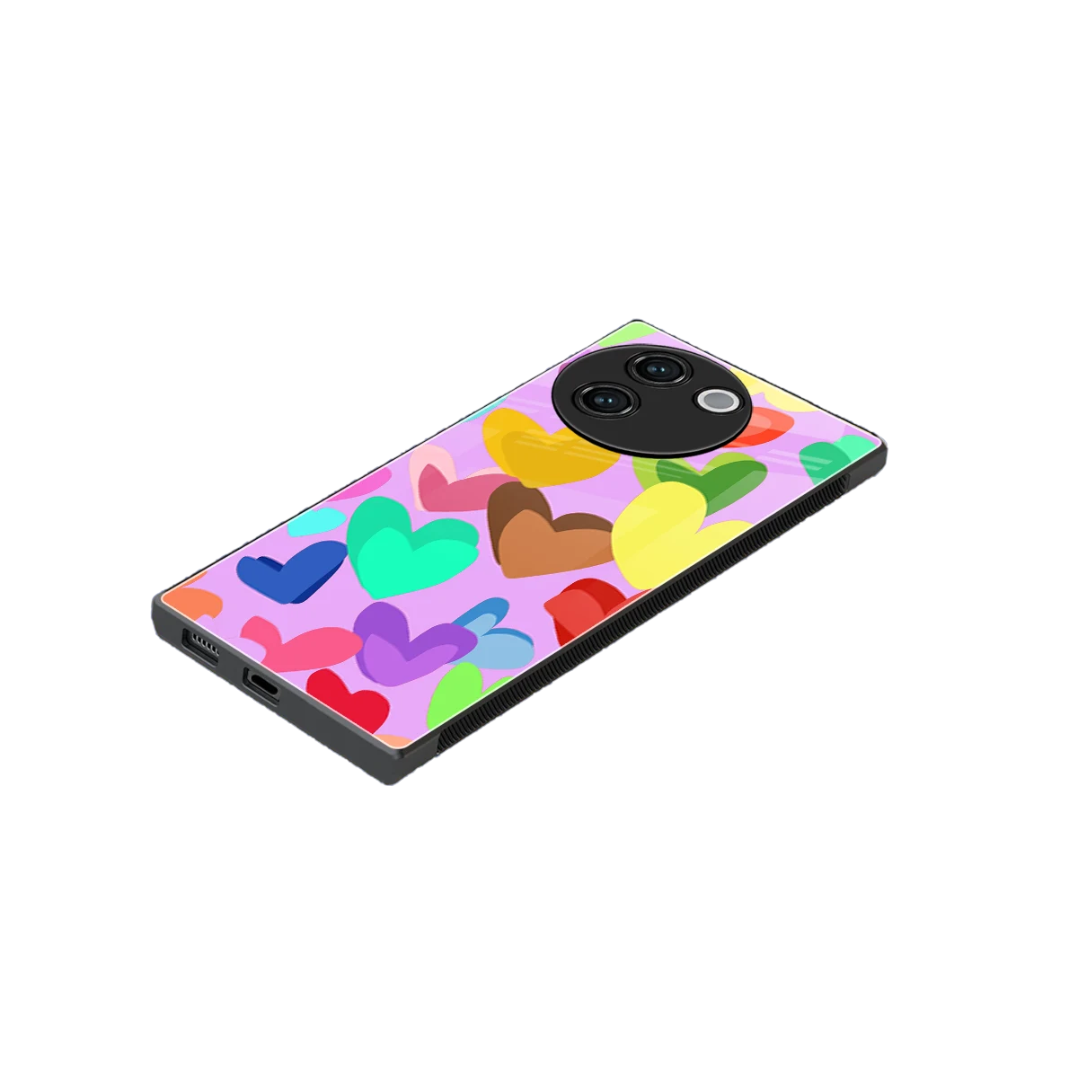 Love Spectrum stylish phone case for vivo v30e | glossy glass and slim fit