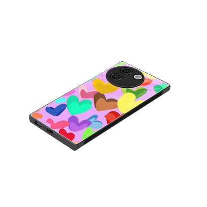 Love Spectrum stylish phone case for vivo v30e | glossy glass and slim fit