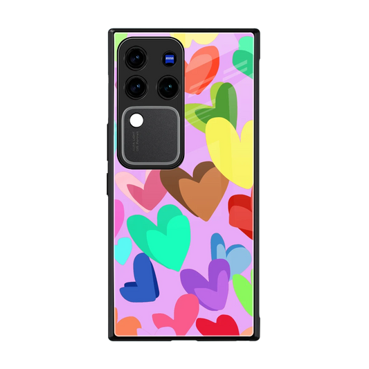 Love Spectrum back phone cover | glass case forvivo v30 pro