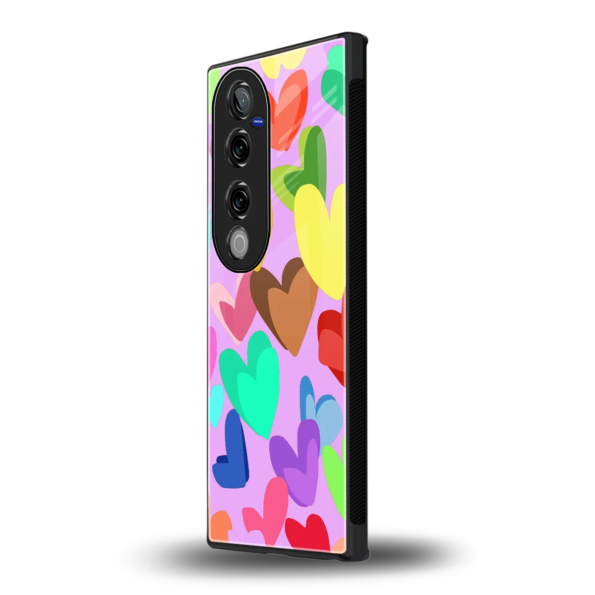 Love Spectrum vivo v40 pro mobile cover | shockproof glass phone case