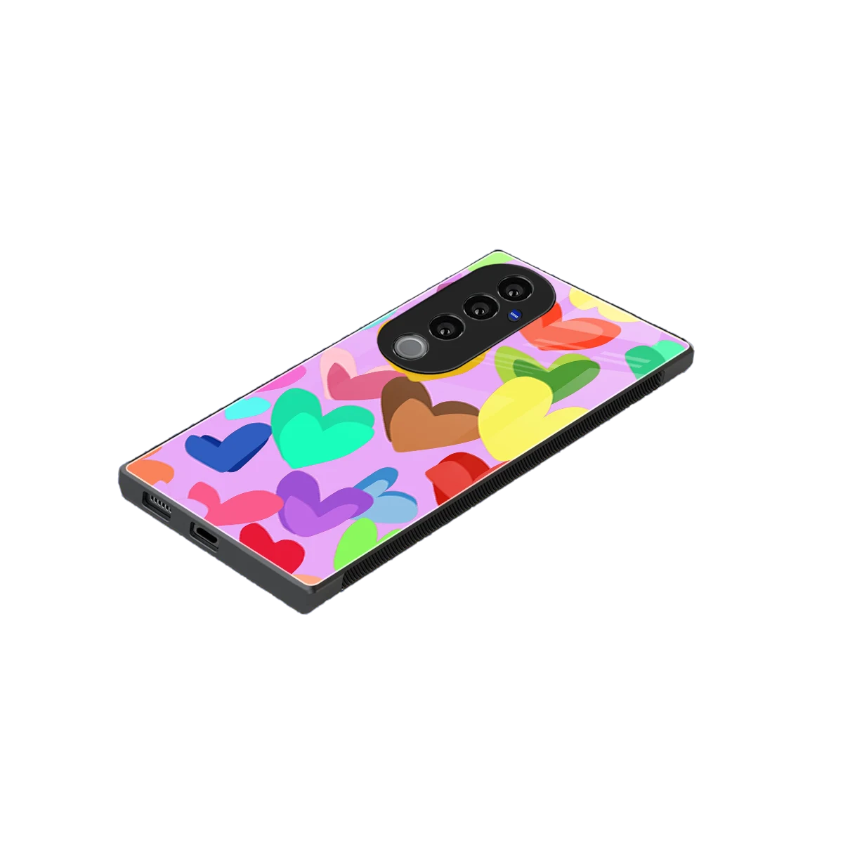 Love Spectrum stylish phone case for vivo v40 pro | glossy glass and slim fit