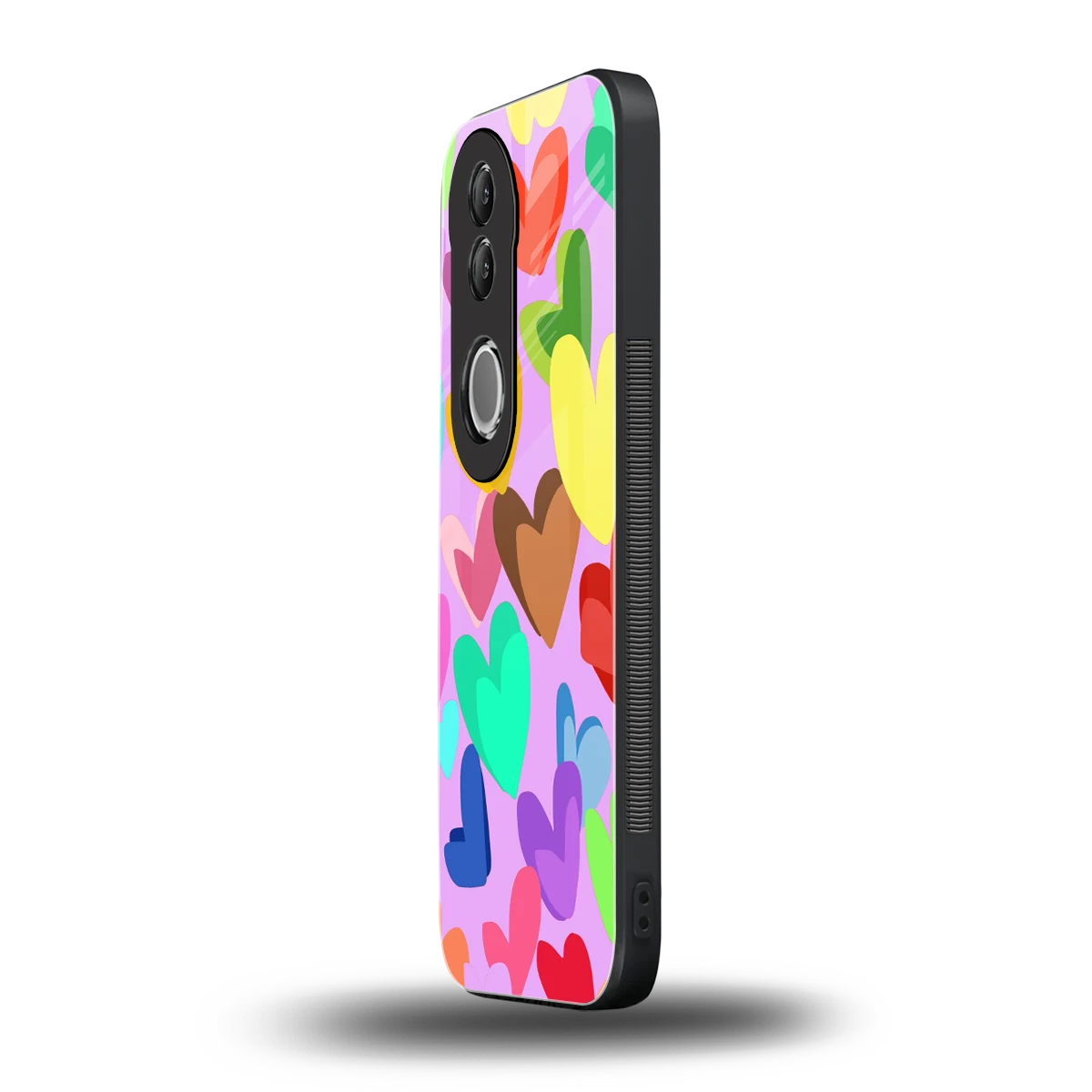 Love Spectrum vivo v50 mobile cover | shockproof glass phone case