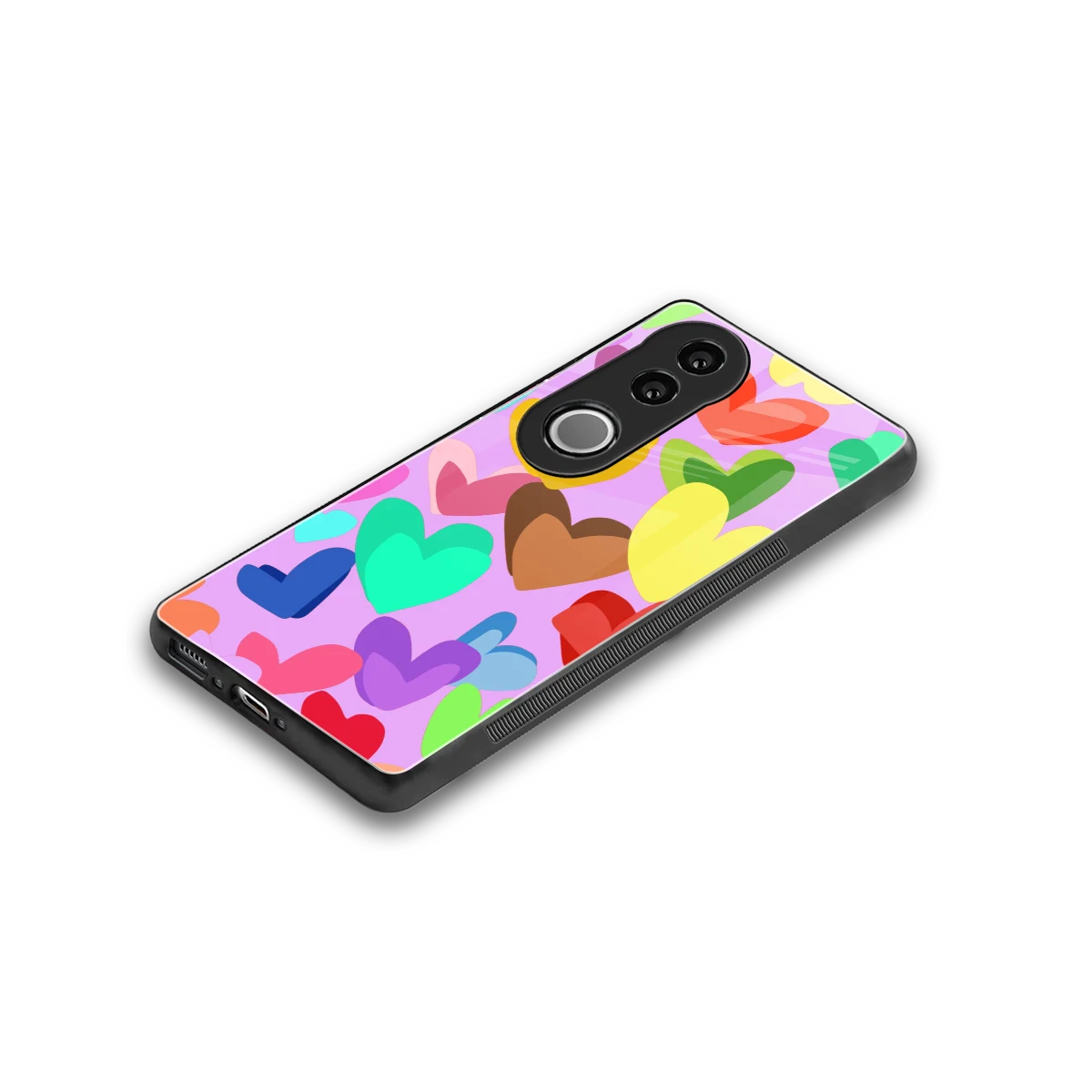 Love Spectrum stylish phone case for vivo v50 | glossy glass and slim fit