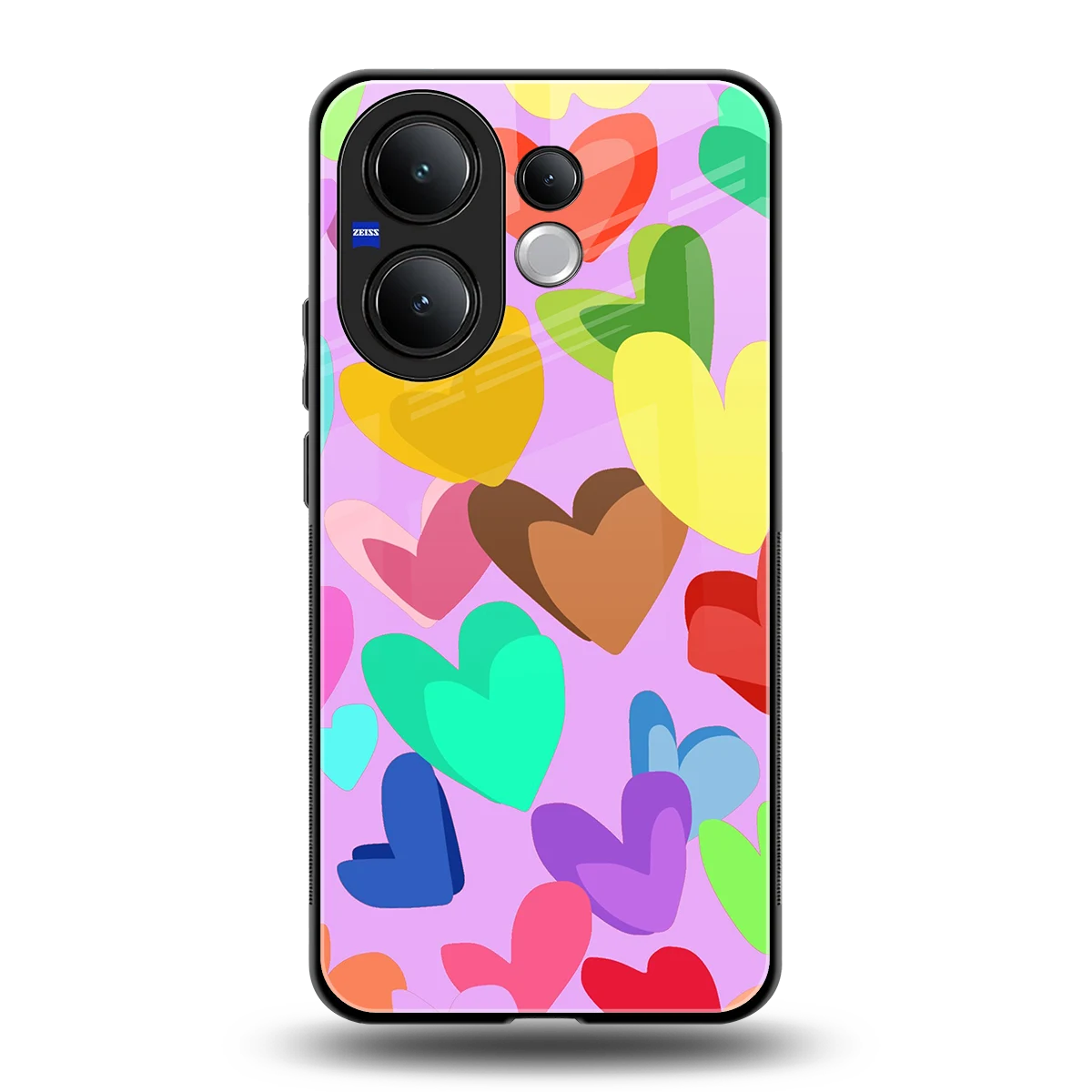 Love Spectrum back phone cover | glass case for vivo v60