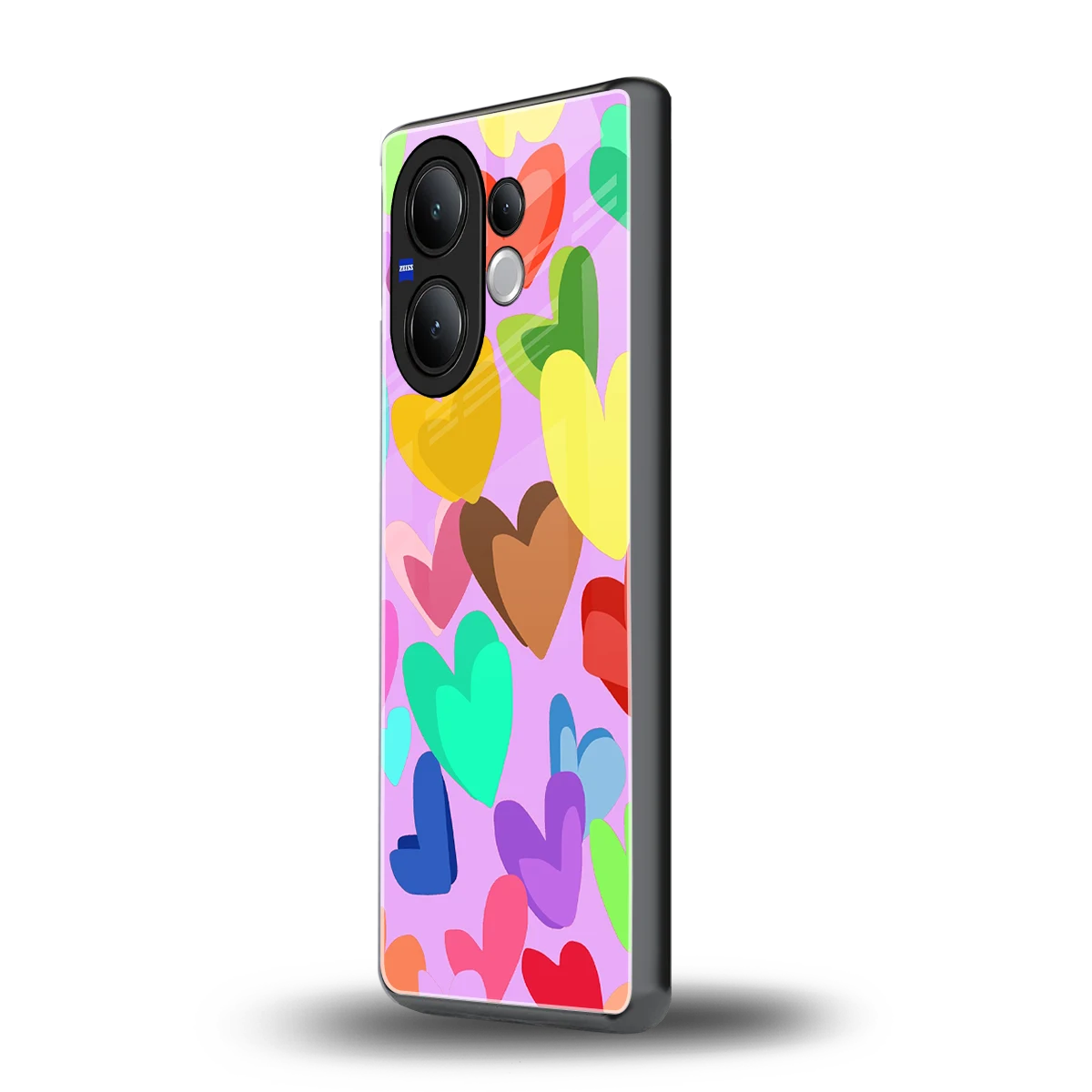 Love Spectrum vivo v60 mobile cover | shockproof glass phone case