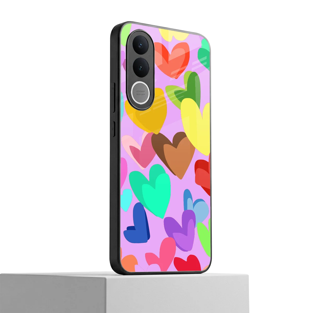 Love Spectrum vivo v70 fe mobile cover | shockproof glass phone case