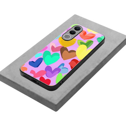 Love Spectrum stylish phone case for vivo v70 fe | glossy glass and slim fit
