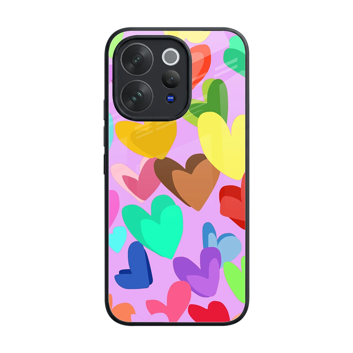 Love Spectrum back phone cover | glass case for vivo v70