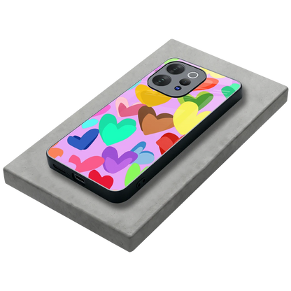 Love Spectrum stylish phone case for vivo v70 | glossy glass and slim fit