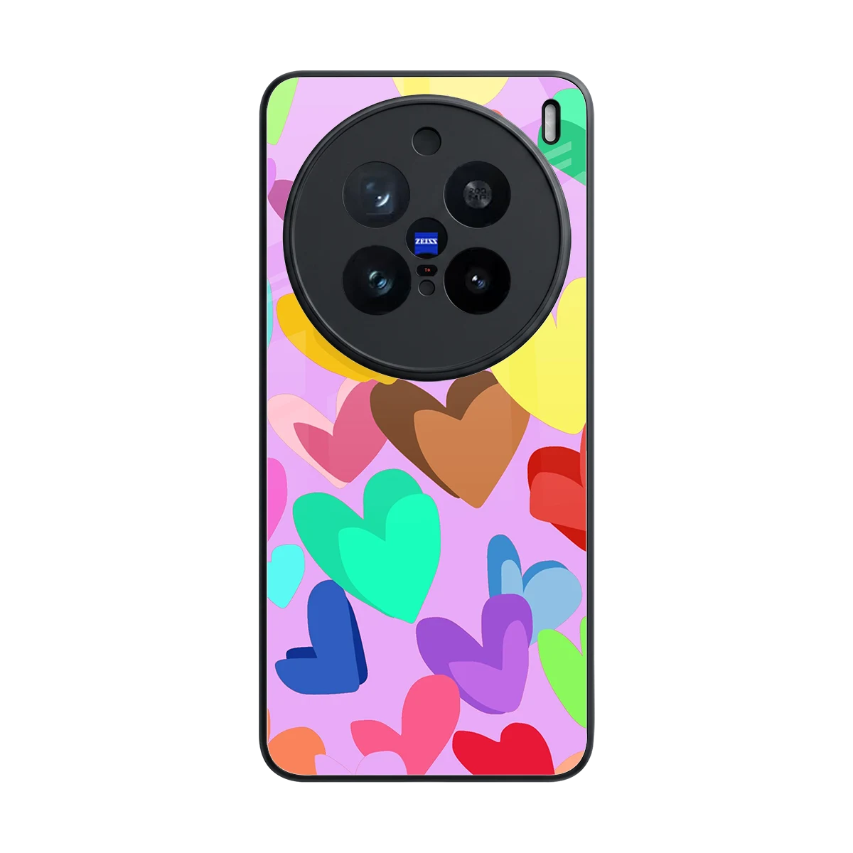 Love Spectrum back phone cover | glass case for vivo x200 pro