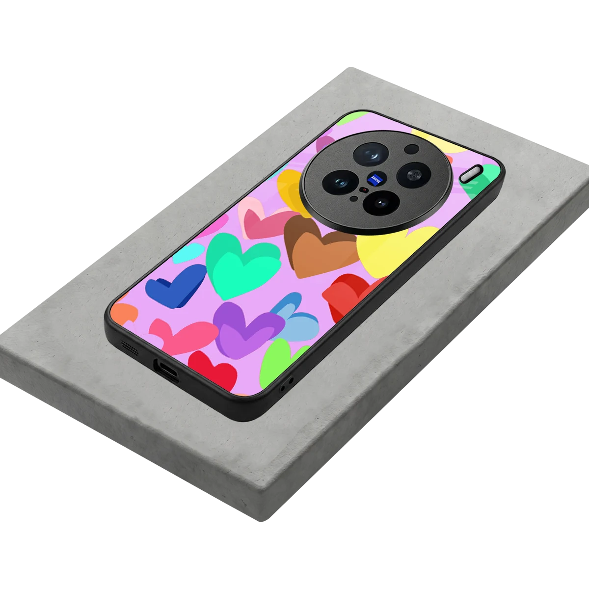 Love Spectrum stylish phone case for vivo x200 pro | glossy glass and slim fit
