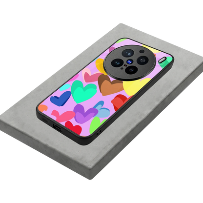 Love Spectrum stylish phone case for vivo x200 pro | glossy glass and slim fit
