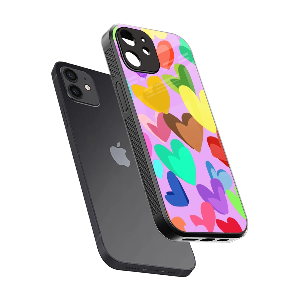 Love Spectrum sleek iphone 11 cover with tempered glass back and TPU edges