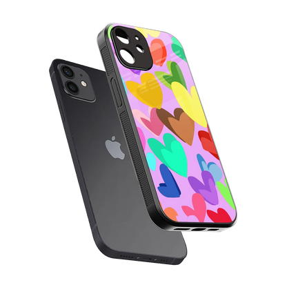 Love Spectrum sleek iphone 11 cover with tempered glass back and TPU edges