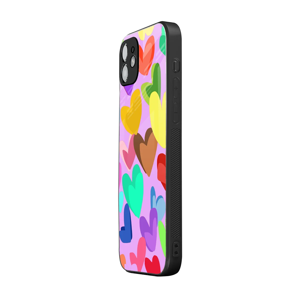 Love Spectrum iphone 12 mobile cover | shockproof glass phone case