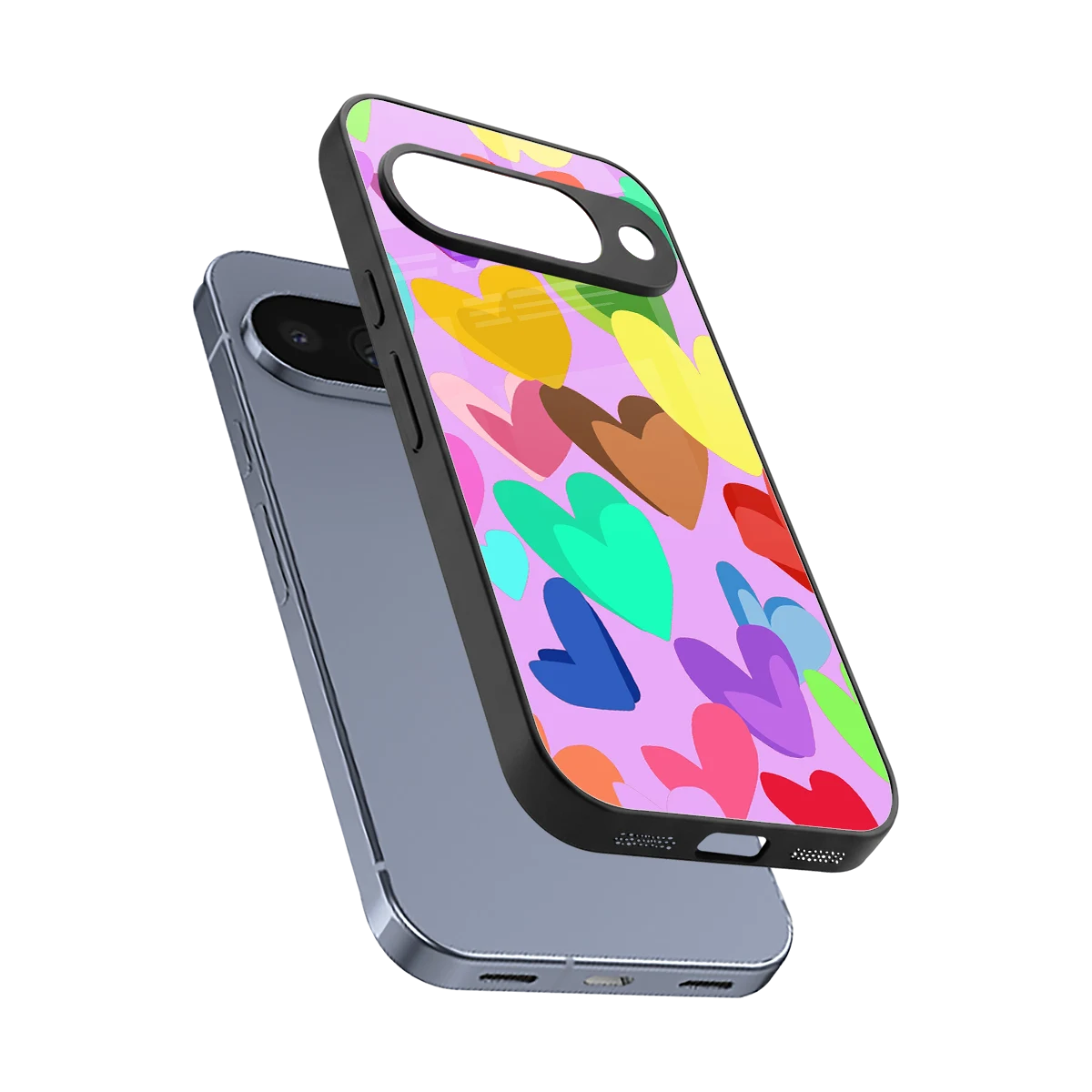 Love Spectrum sleek google pixel 10 cover with tempered glass back and TPU edges