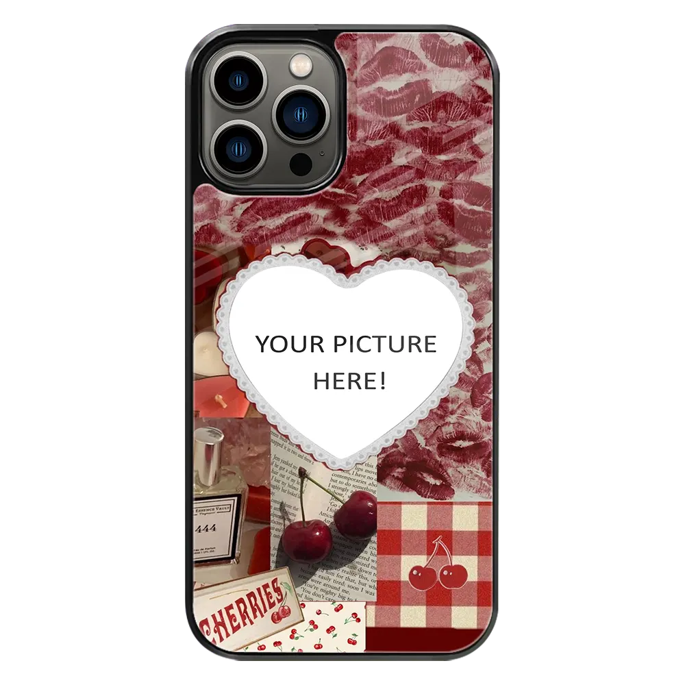 Polaroid Personalised Glass Phone Case