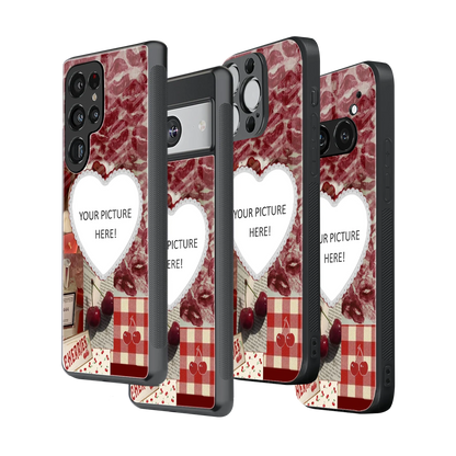 Polaroid Personalised Glass Phone Case