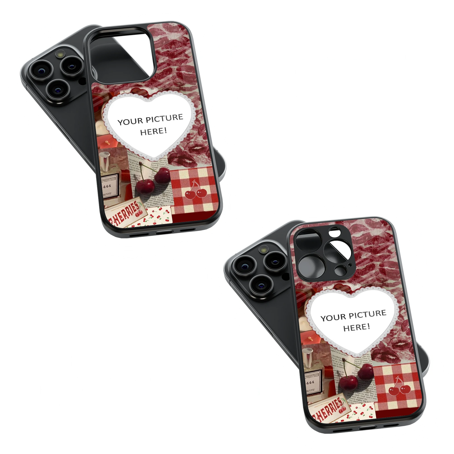 Polaroid Personalised Glass Phone Case