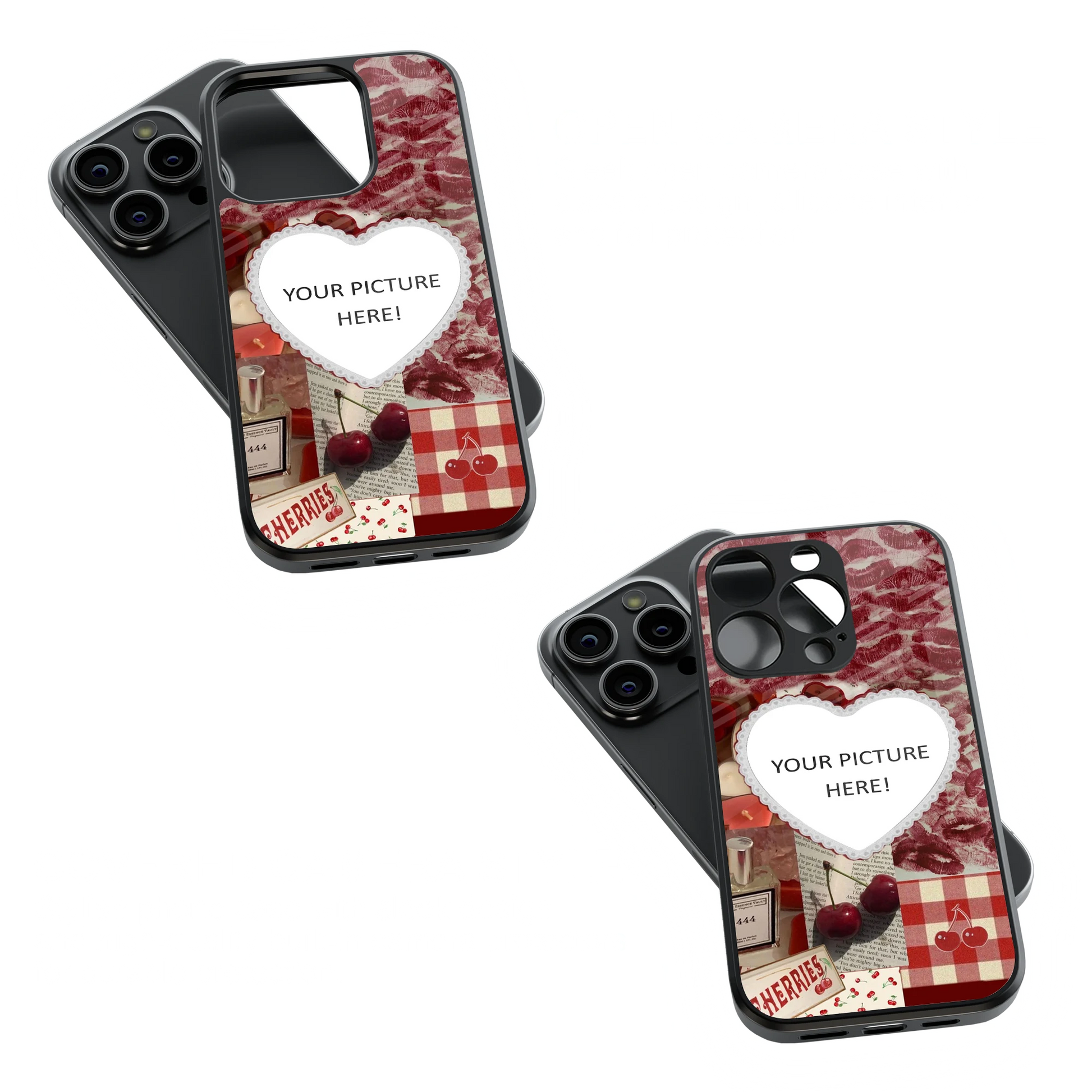 Polaroid Personalised Glass Phone Case